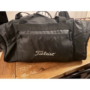 TITLEIST  Duffel Bag Gym Sports Travel Black Golf